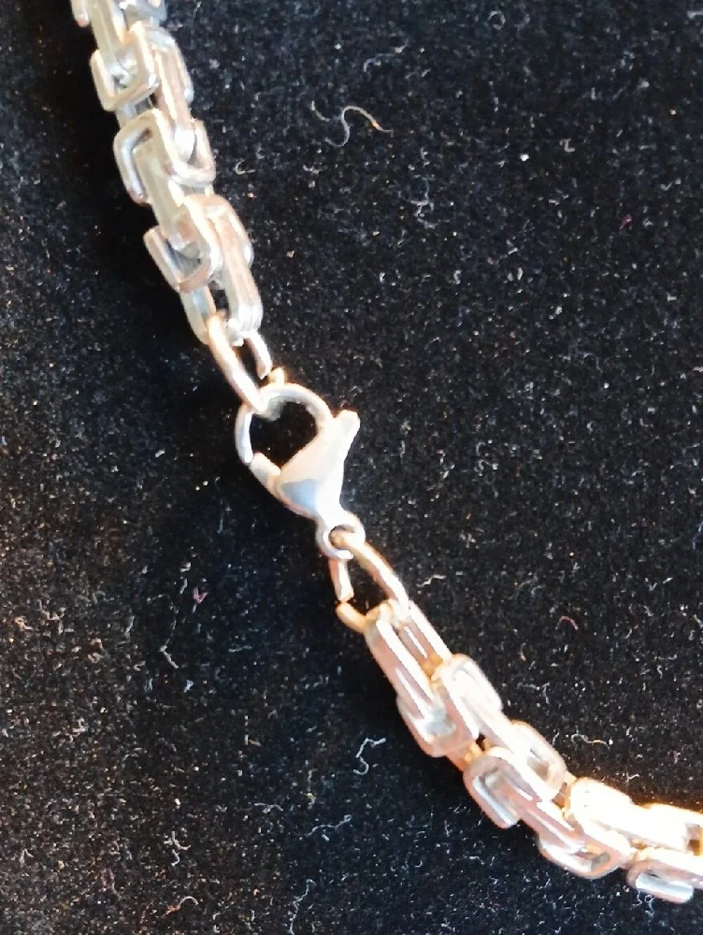 Men's Silver-Link Chain Necklace - Classic Box Link